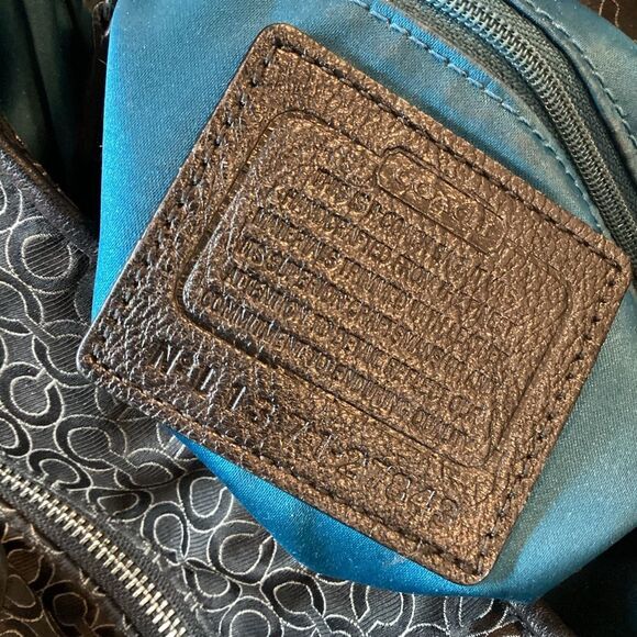 Coach Jacquard Signature Logo Madison Phoebe Shoulder Bag - Picture 16 of 16